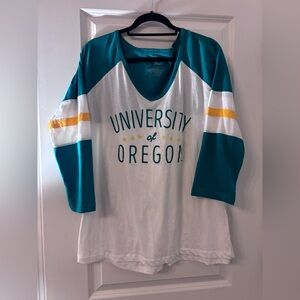 University of Oregon Green/White Long Sleeve Shirt 💚💛 1x  - Go Ducks!